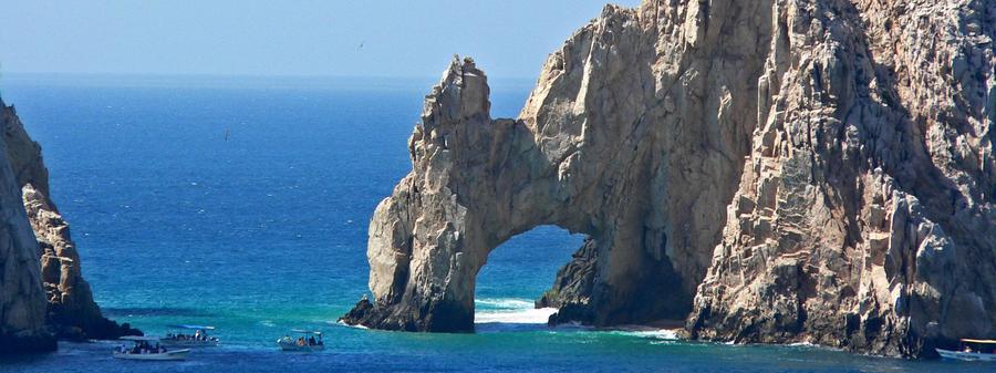 Modified Photos of Los Arcos, Cabo San Lucas, Mexico, taken November 2005 by Stan Shebs (CC BY-SA 3.0)